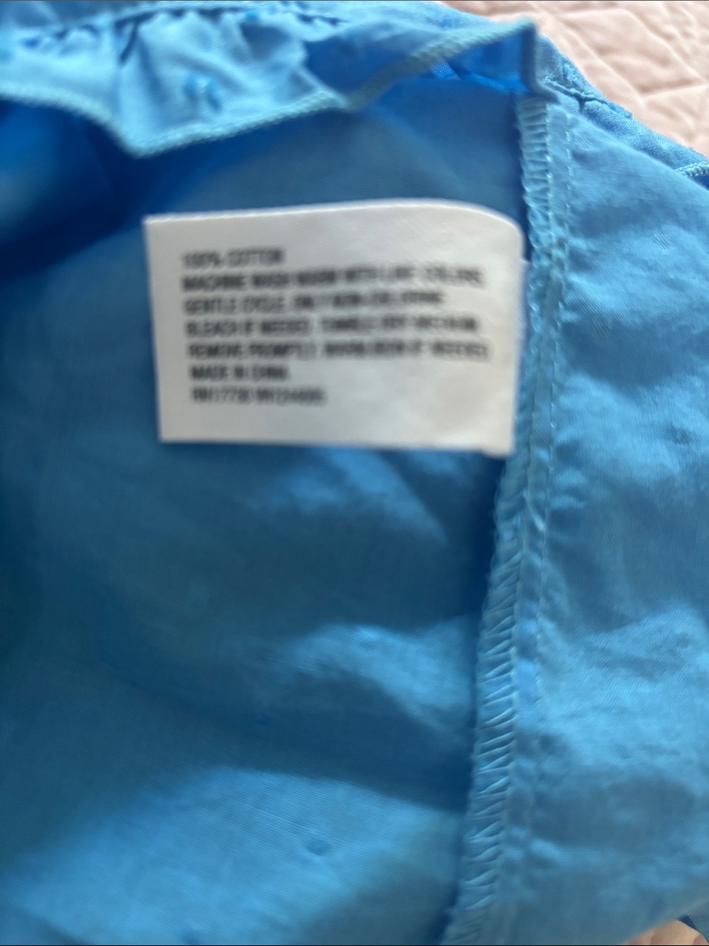 Colsie Blue Ruffle Tie-Front Camisole - Picture 6 of 6